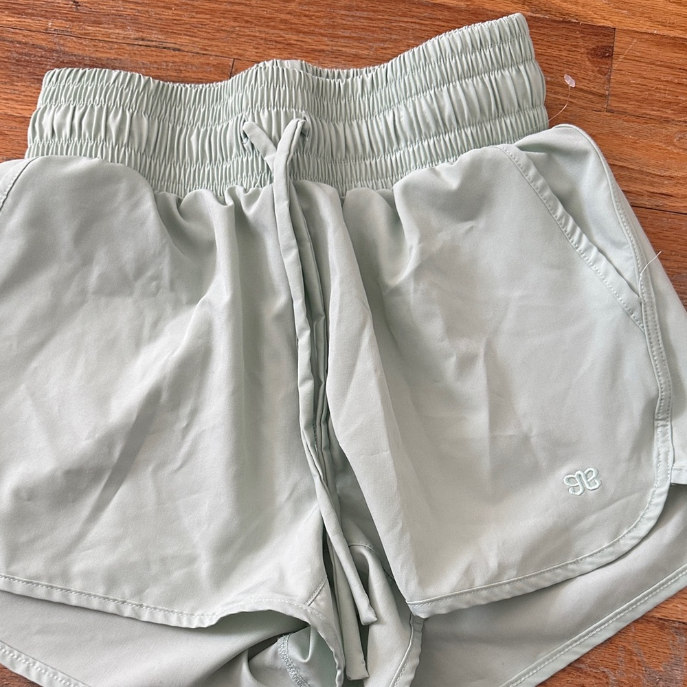Albion Women's Mint Green Athletic Shorts